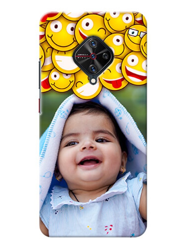 Custom Vivo S1 Pro Custom Phone Cases with Smiley Emoji Design