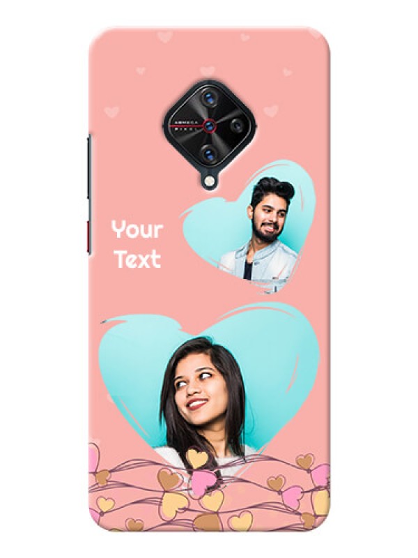 Custom Vivo S1 Pro customized phone cases: Love Doodle Design