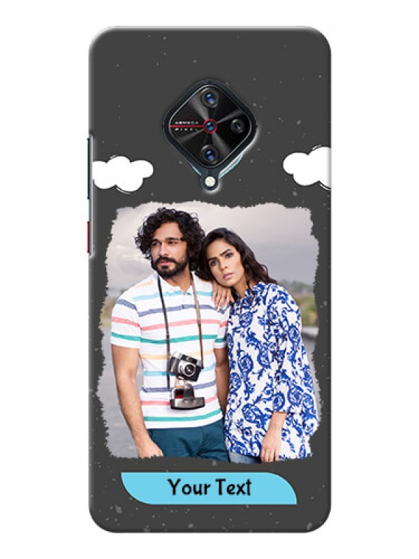 Custom Vivo S1 Pro Mobile Back Covers: splashes with love doodles Design