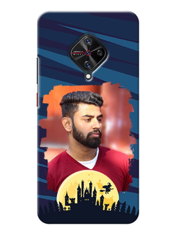 Custom Vivo S1 Pro Back Covers: Halloween Witch Design 