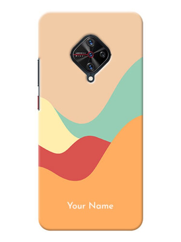 Custom Vivo S1 Pro Custom Mobile Case with Ocean Waves Multi-colour Design