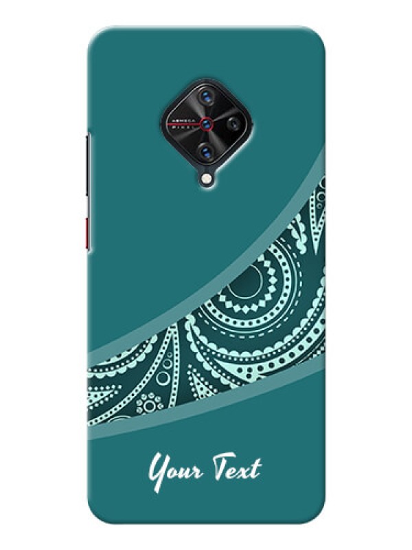 Custom Vivo S1 Pro Custom Phone Covers: semi visible floral Design