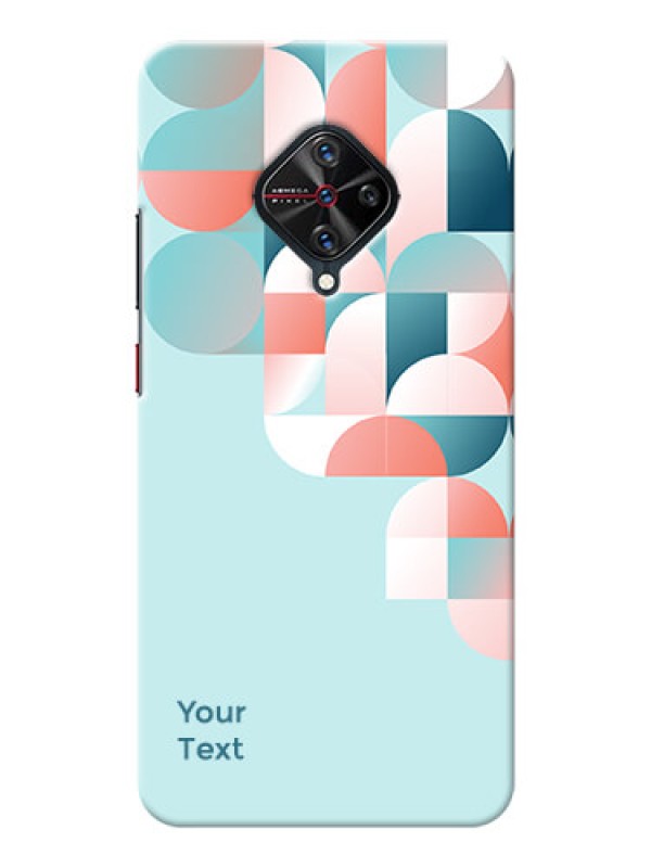 Custom Vivo S1 Pro Back Covers: Stylish Semi-circle Pattern Design