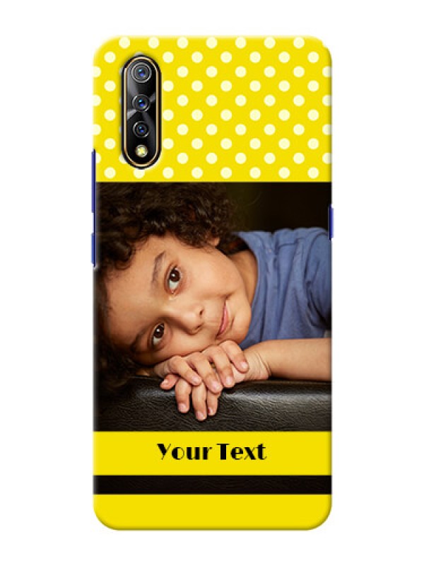 Custom Vivo S1 Custom Mobile Covers: Bright Yellow Case Design