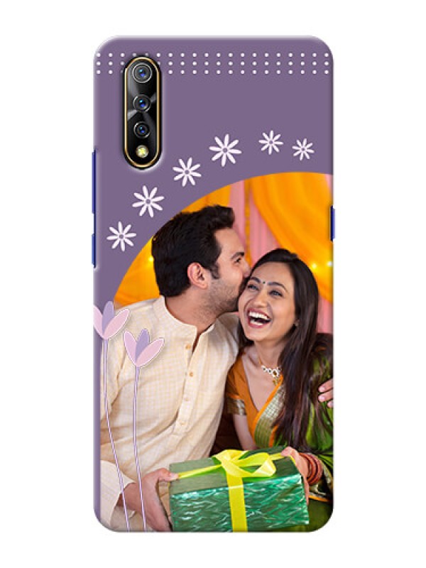 Custom Vivo S1 Phone covers for girls: lavender flowers design 