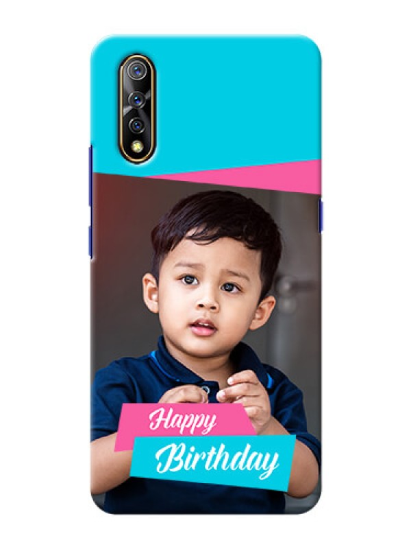 Custom Vivo S1 Mobile Covers: Image Holder with 2 Color Design
