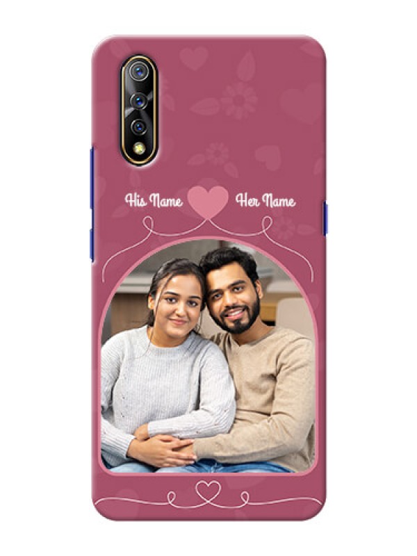 Custom Vivo S1 mobile phone covers: Love Floral Design