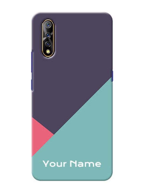Custom Vivo S1 Custom Phone Cases: Tri Color abstract Design