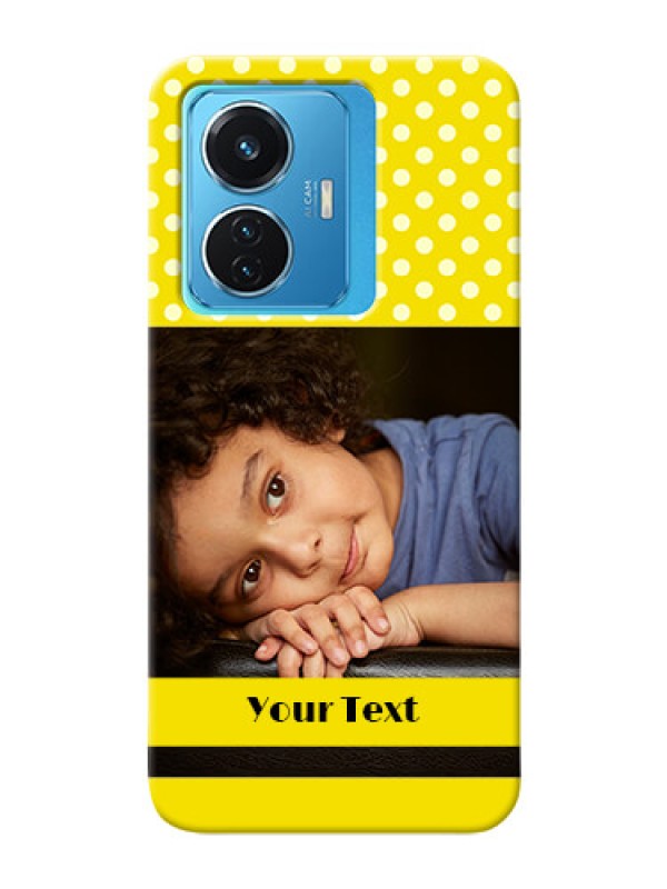 Custom Vivo T1 44W 4G Custom Mobile Covers: Bright Yellow Case Design