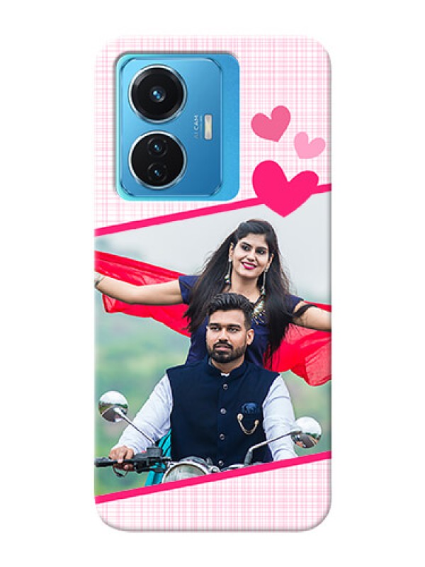 Custom Vivo T1 44W 4G Personalised Phone Cases: Love Shape Heart Design