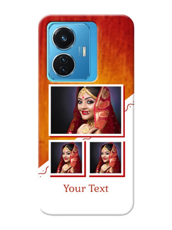 Custom Vivo T1 44W 4G Personalised Phone Cases: Wedding Memories Design 