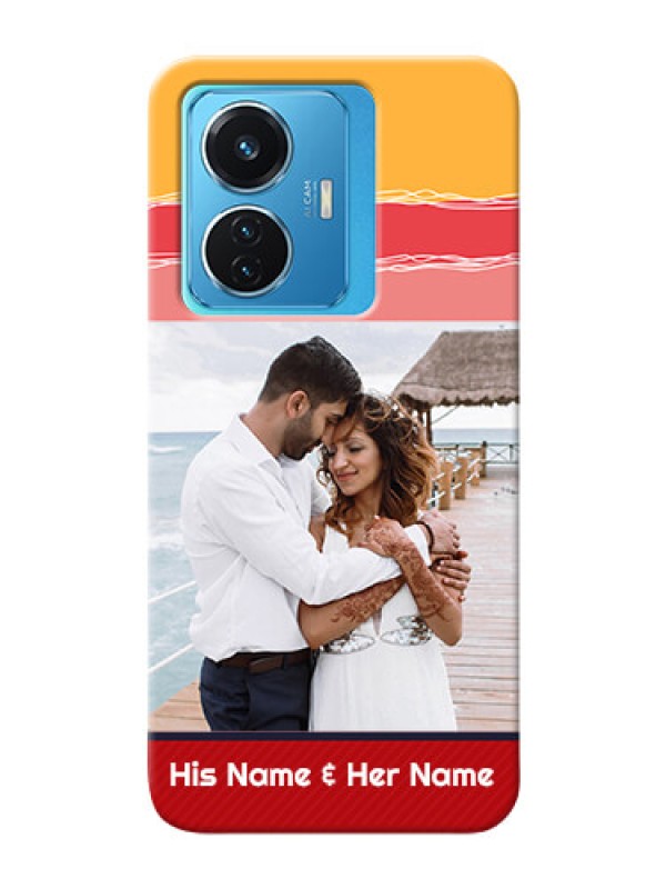 Custom Vivo T1 44W 4G custom mobile phone covers: Colorful Case Design