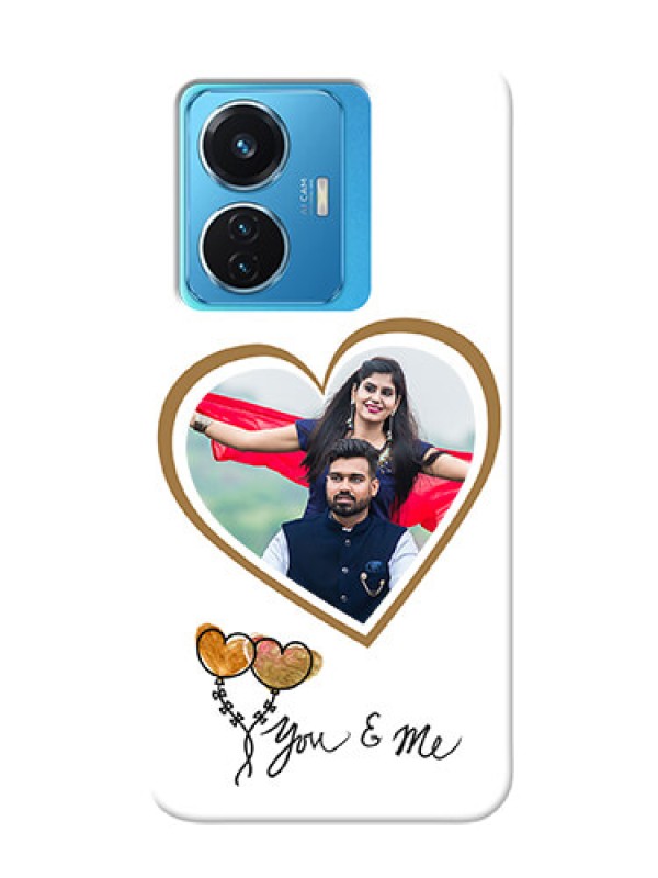 Custom Vivo T1 44W 4G customized phone cases: You & Me Design