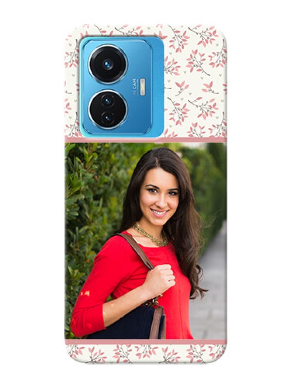 Custom Vivo T1 44W 4G Back Covers: Premium Floral Design