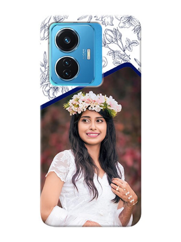 Custom Vivo T1 44W 4G Phone Cases: Premium Floral Design