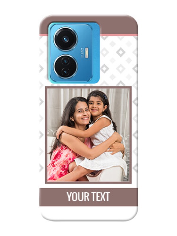 Custom Vivo T1 44W 4G custom back covers: Simple Diamond Design