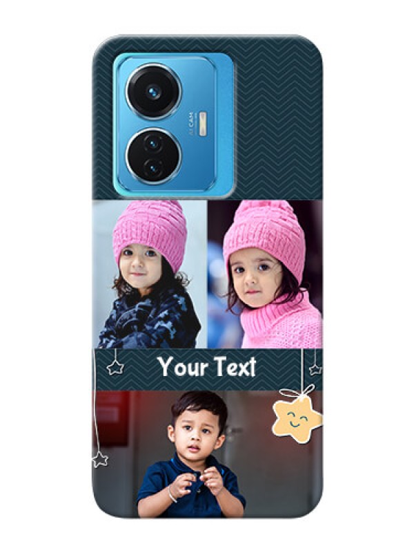 Custom Vivo T1 44W 4G Mobile Back Covers Online: Hanging Stars Design