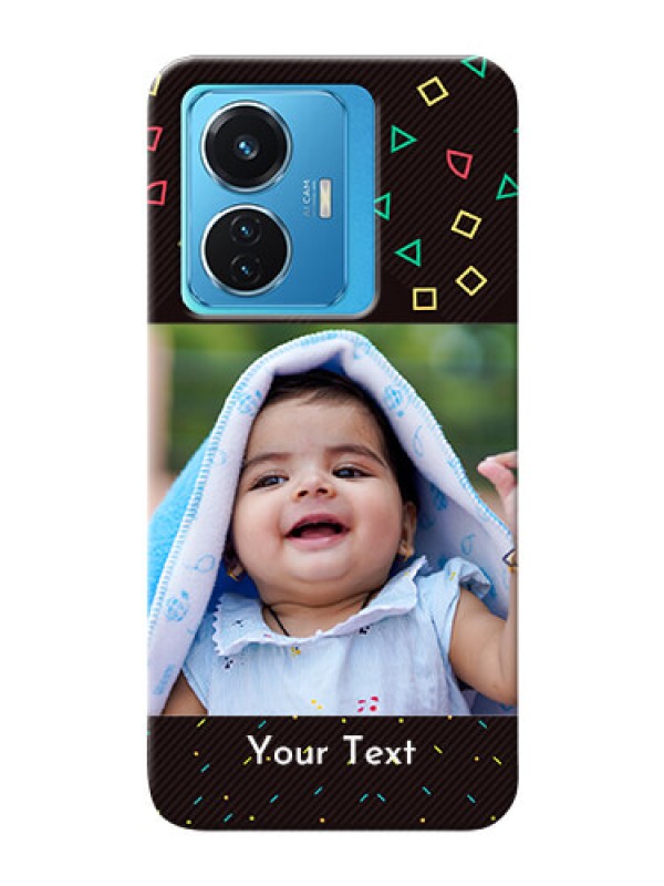 Custom Vivo T1 44W 4G custom mobile cases with confetti birthday design