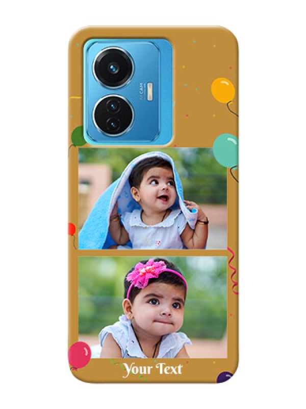 Custom Vivo T1 44W 4G Phone Covers: Image Holder with Birthday Celebrations Design