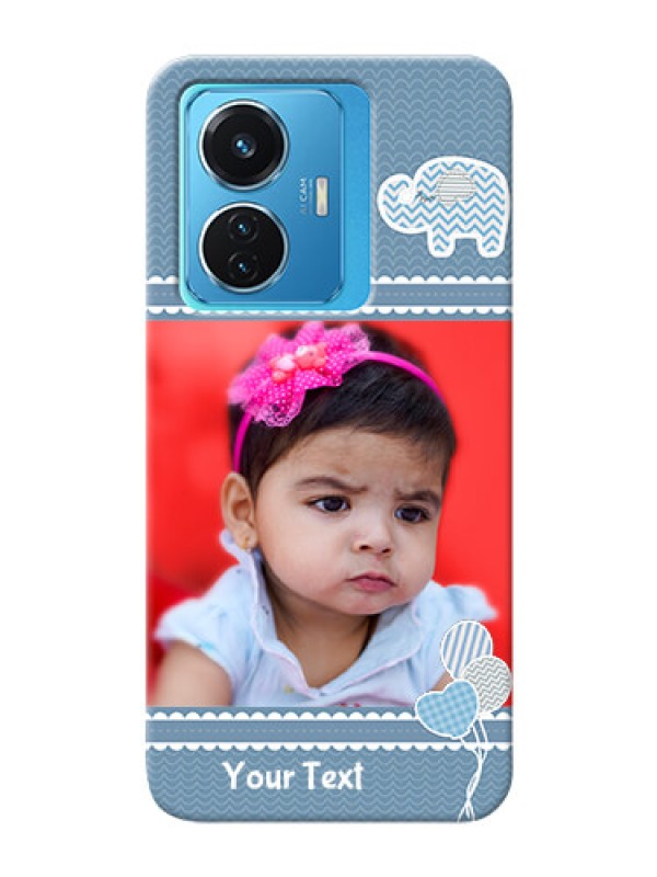 Custom Vivo T1 44W 4G Custom Phone Covers with Kids Pattern Design