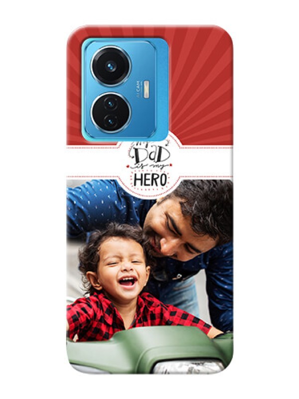 Custom Vivo T1 44W 4G custom mobile phone cases: My Dad Hero Design