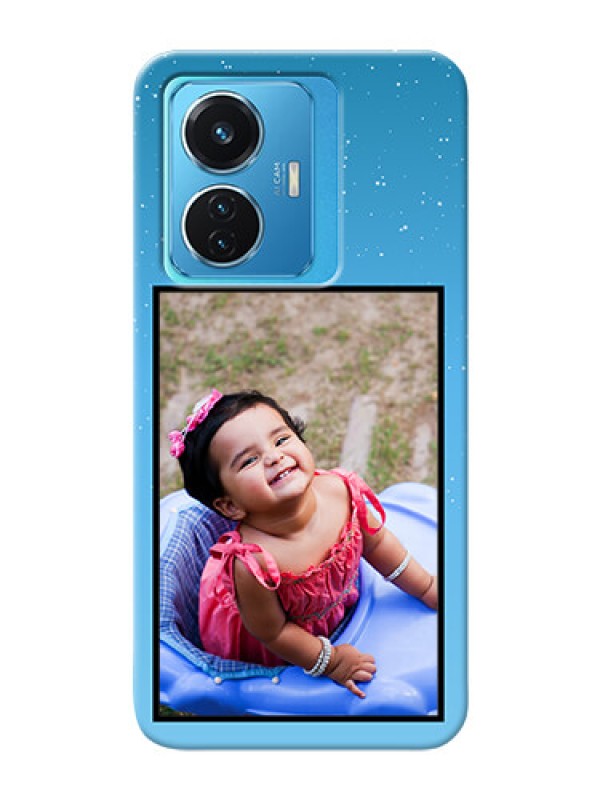 Custom Vivo T1 44W 4G Phone Covers: Wave Pattern Colorful Design