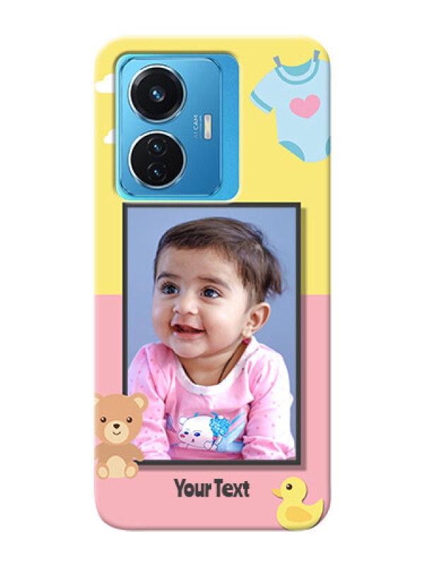 Custom Vivo T1 44W 4G Back Covers: Kids 2 Color Design