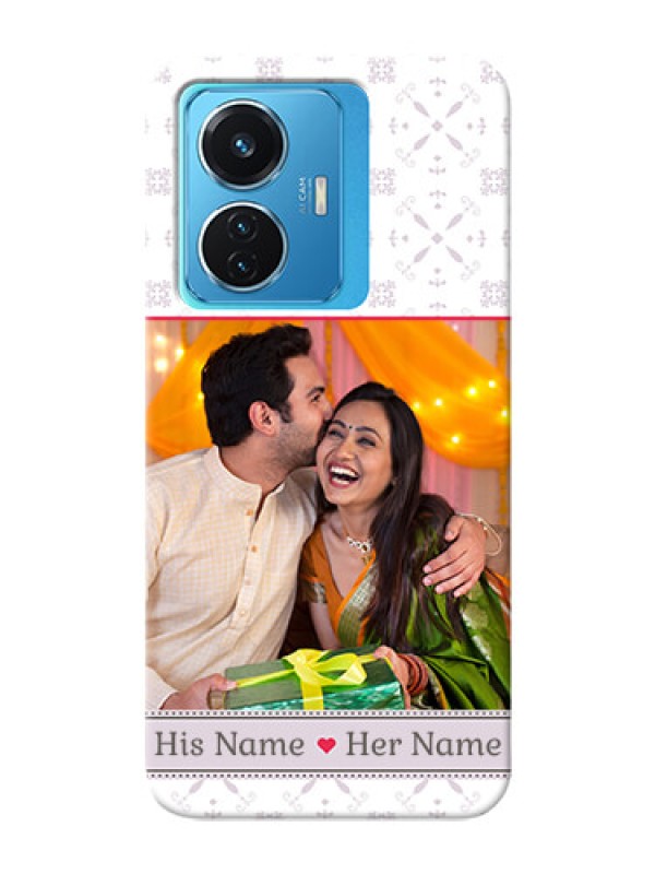 Custom Vivo T1 44W 4G Phone Cases with Photo and Ethnic Design