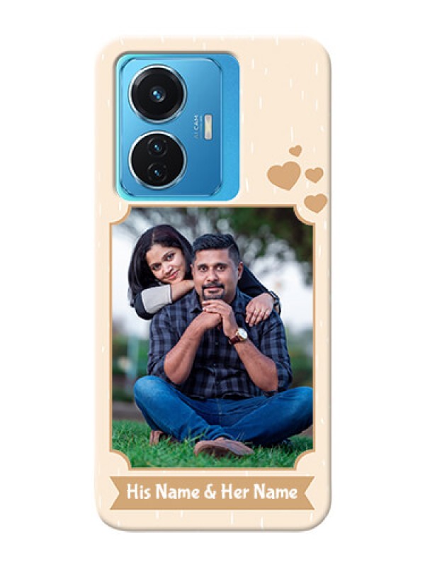 Custom Vivo T1 44W 4G mobile phone cases with confetti love design 