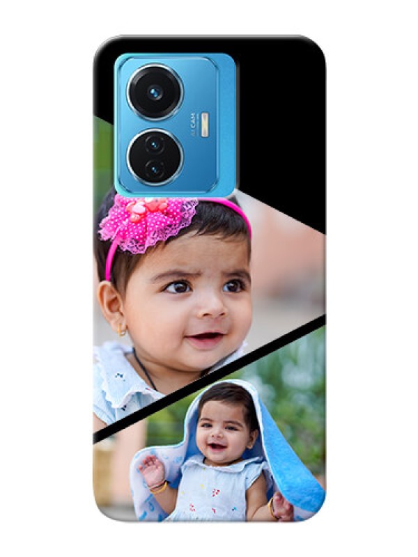 Custom Vivo T1 44W 4G mobile back covers online: Semi Cut Design