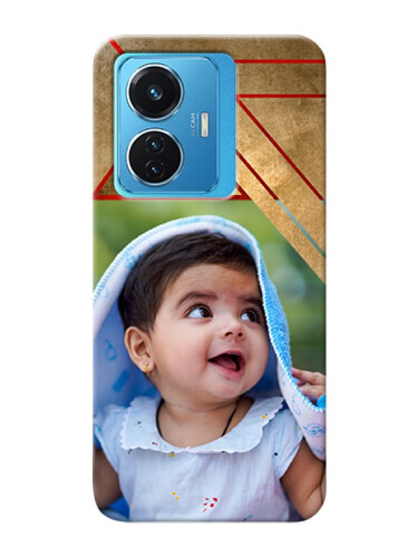 Custom Vivo T1 44W 4G mobile phone cases: Gradient Abstract Texture Design