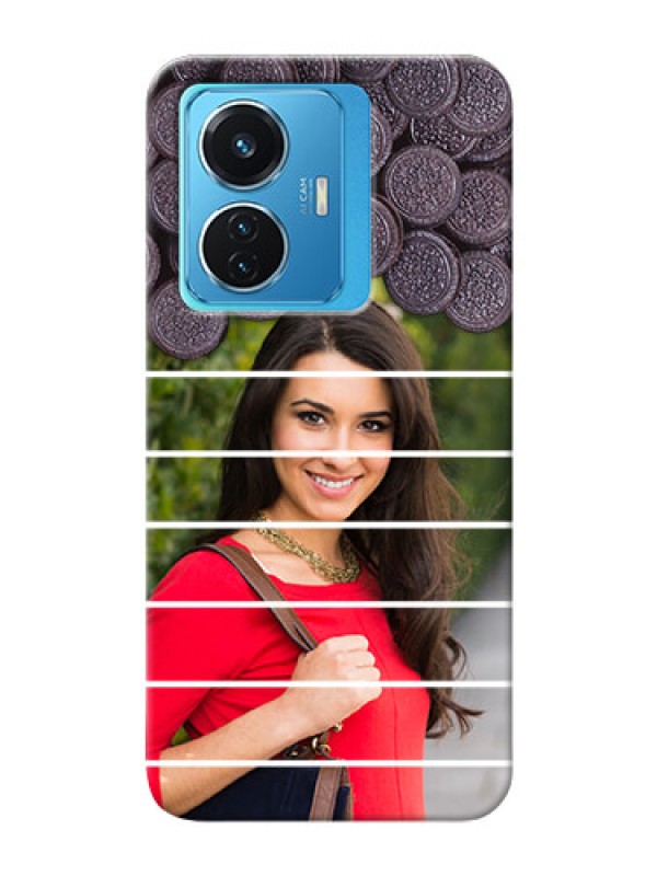 Custom Vivo T1 44W 4G Custom Mobile Covers with Oreo Biscuit Design