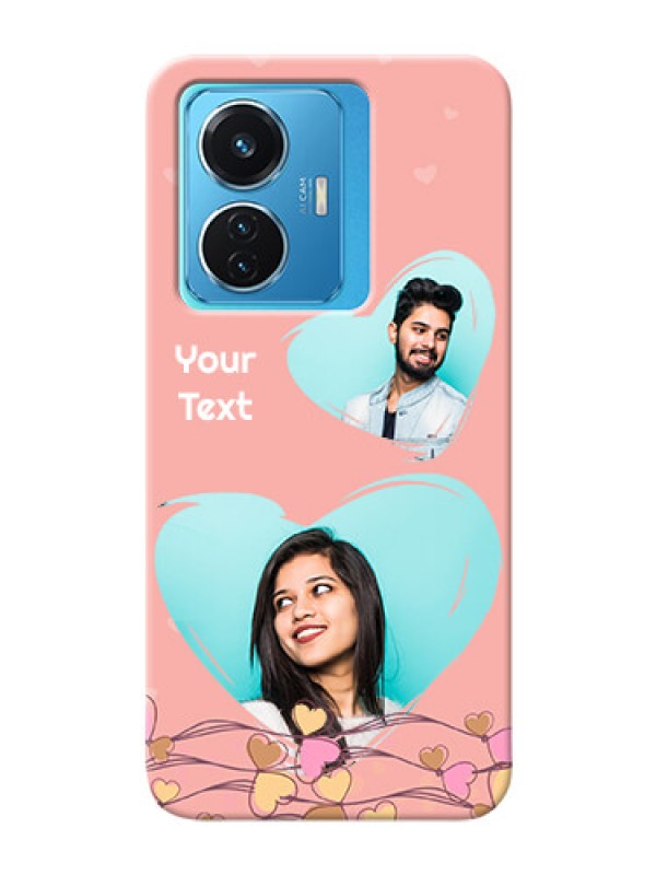 Custom Vivo T1 44W 4G customized phone cases: Love Doodle Design