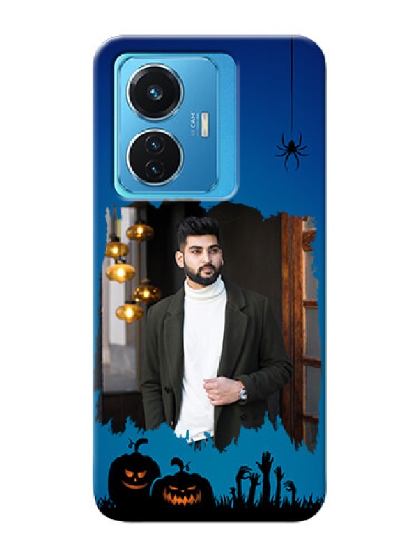 Custom Vivo T1 44W 4G mobile cases online with pro Halloween design 
