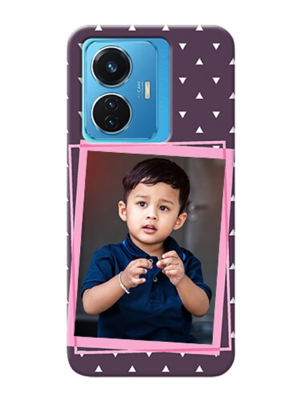 Custom Vivo T1 44W 4G Phone Cases: Triangle Pattern Dotted Design