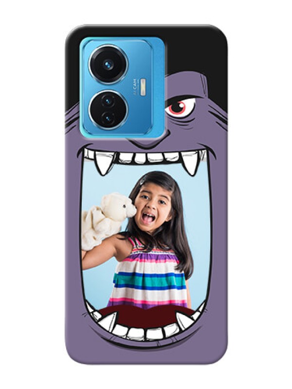 Custom Vivo T1 44W 4G Personalised Phone Covers: Angry Monster Design