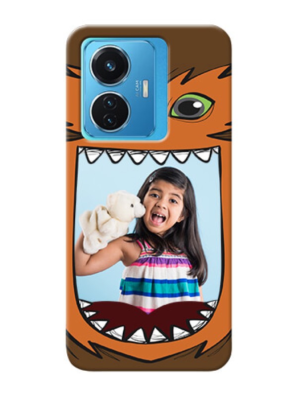 Custom Vivo T1 44W 4G Phone Covers: Owl Monster Back Case Design
