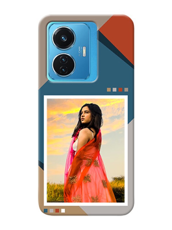 Custom Vivo T1 44W 4G Mobile Back Covers: Retro color pallet Design