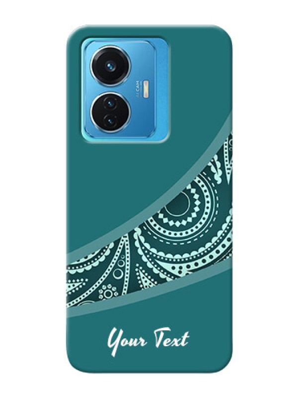 Custom Vivo T1 44W 4G Custom Phone Covers: semi visible floral Design