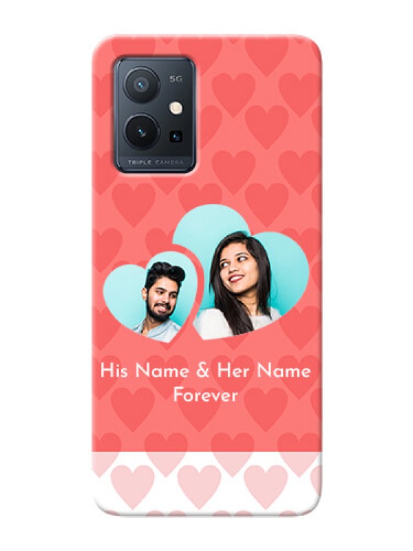 Custom Vivo T1 5G personalized phone covers: Couple Pic Upload Design