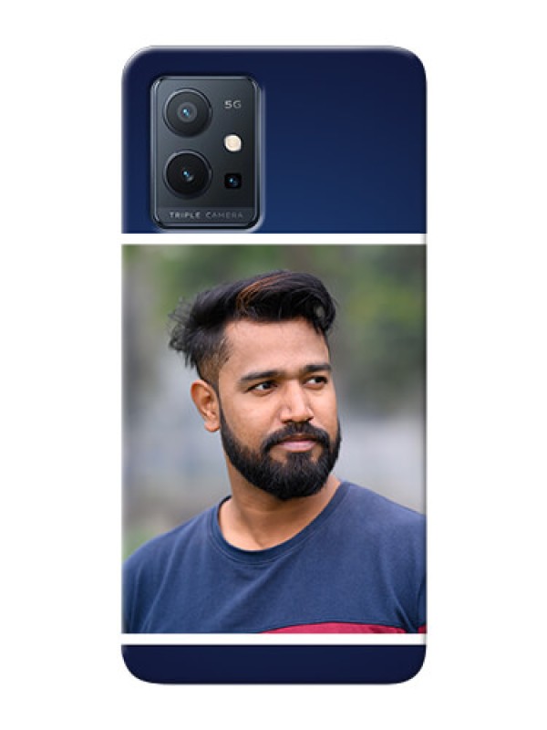 Custom Vivo T1 5G Mobile Cases: Simple Royal Blue Design