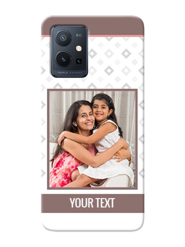 Custom Vivo T1 5G custom back covers: Simple Diamond Design