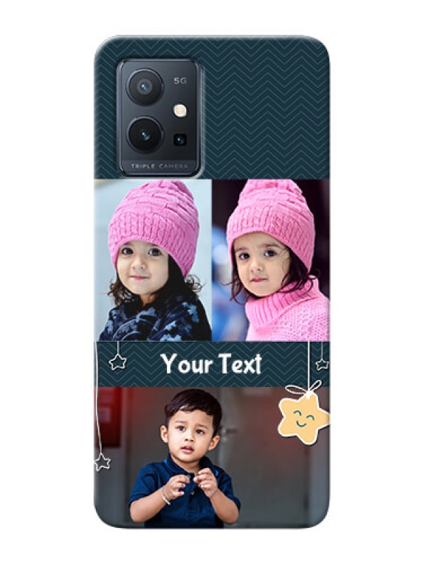 Custom Vivo T1 5G Mobile Back Covers Online: Hanging Stars Design