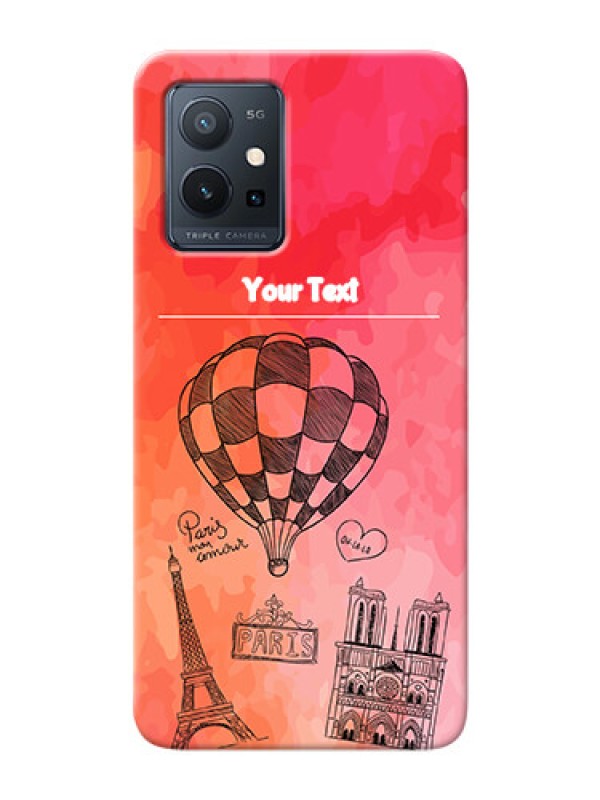 Custom Vivo T1 5G Personalized Mobile Covers: Paris Theme Design
