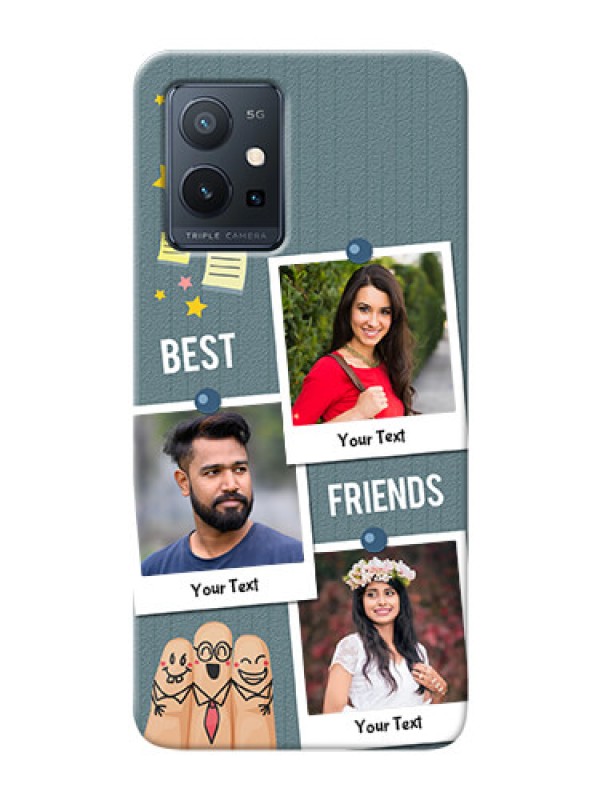 Custom Vivo T1 5G Mobile Cases: Sticky Frames and Friendship Design
