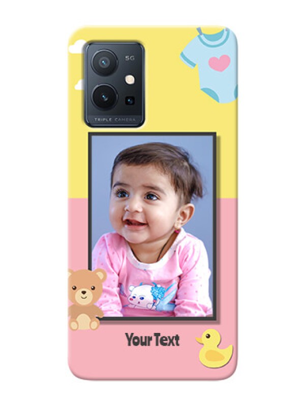 Custom Vivo T1 5G Back Covers: Kids 2 Color Design