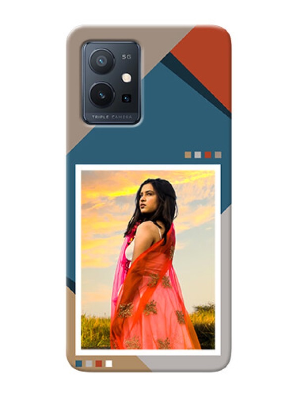 Custom Vivo T1 5G Mobile Back Covers: Retro color pallet Design