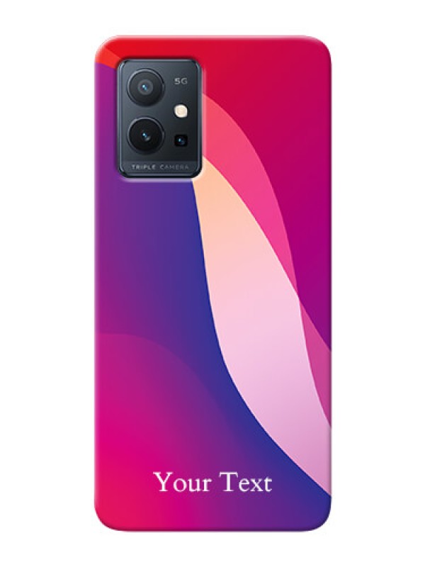 Custom Vivo T1 5G Mobile Back Covers: Digital abstract Overlap Design