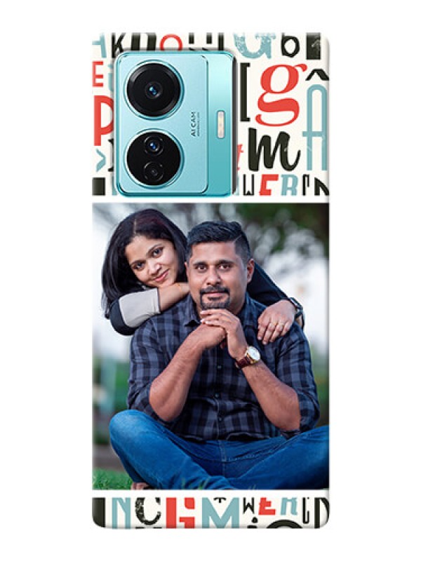 Custom Vivo T1 Pro 5G custom mobile phone covers: Alphabet Design