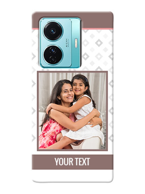 Custom Vivo T1 Pro 5G custom back covers: Simple Diamond Design